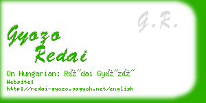 gyozo redai business card